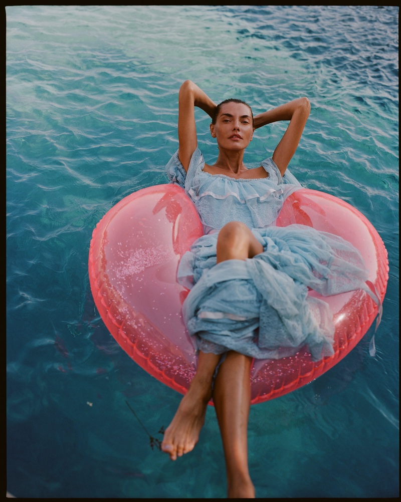 Blue Dress LoveShackFancy. Photo: Conrad Dornan