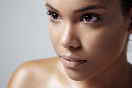What Is the Best Skincare Regimen for Oily Skin? Closeup Model Oily Skin Beauty