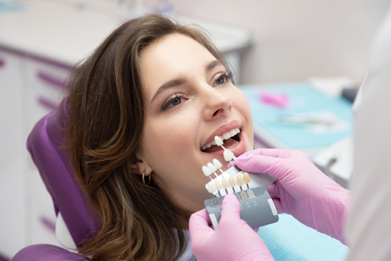 Dental Implants Teeth Color Selection