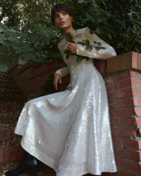 Emilia Vucinic Wears Elegant Fashions for ELLE Germany Emilia Vucinic Wears Elegant Fashions for ELLE Germany