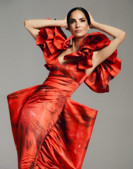 Eugenia Silva Wears Dramatic Designs for InStyle Spain Eugenia Silva Wears Dramatic Designs for InStyle Spain