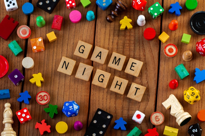 Game Night Concept Board