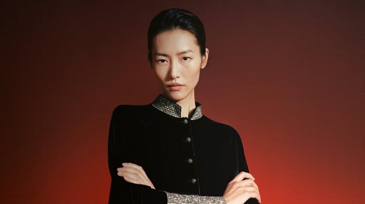 Liu Wen Exudes Elegance in Giorgio Armani Fall 2021 Campaign