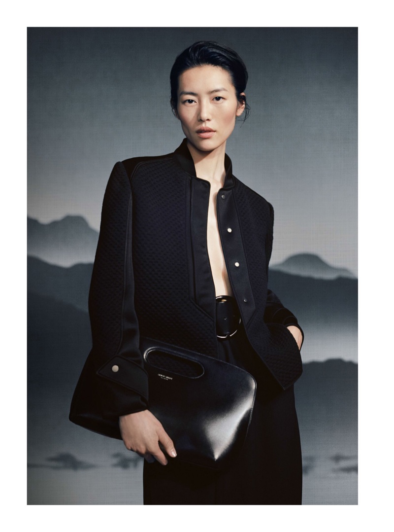 Giorgio Armani taps Liu Wen for its fall-winter 2021 campaign.