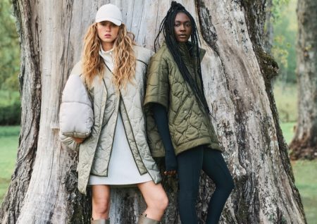 Olivia, Precious, Lily Head Outdoors for H&M Fall 2021 Campaign H&M fall-winter 2021 campaign.