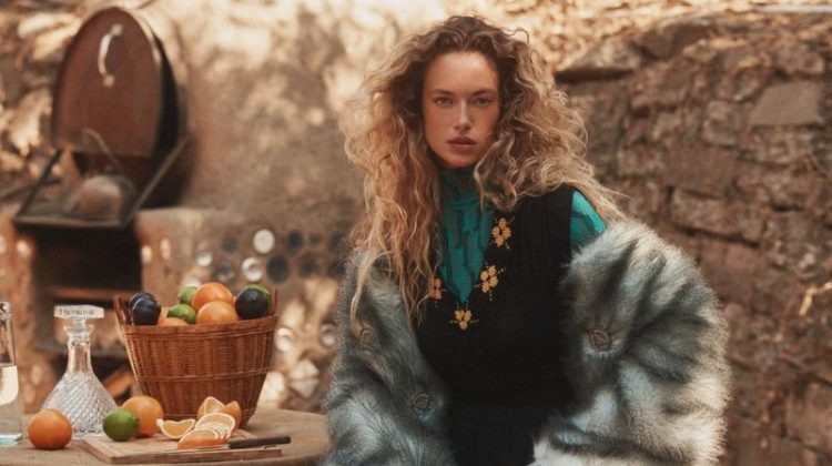 Hannah Ferguson Embraces Autumn Fashion for Harper’s Bazaar Greece