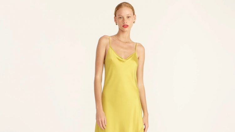 J. Crew Limited-Edition Tie-Back Silk Charmeuse Slip Dress $298