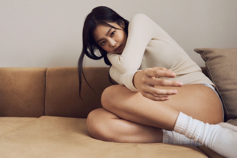 Jennie of Blackpink stars in Calvin Klein The Language of Calvin Klein fall 2021 campaign.