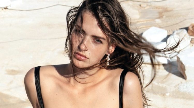 Karlijn Kusters Wears Chic Styles for Harper’s Bazaar Germany
