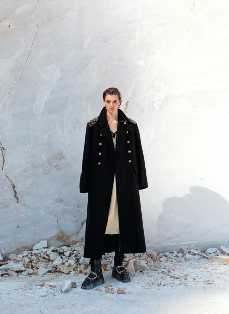 Karlijn Kusters Wears Chic Styles for Harper's Bazaar Germany