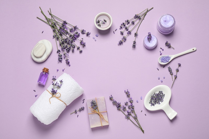 Lavender Spa Beauty Treatment Concept
