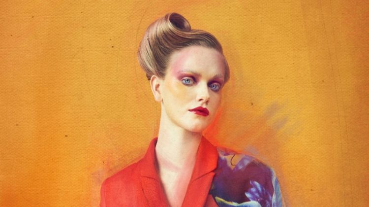 Lily Chapman Is Like A Work of Art for L’Officiel Baltics