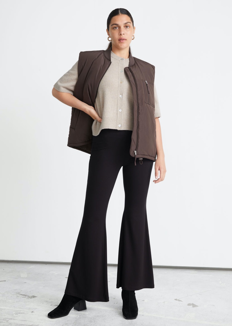 & Other Stories Flared Trousers $59