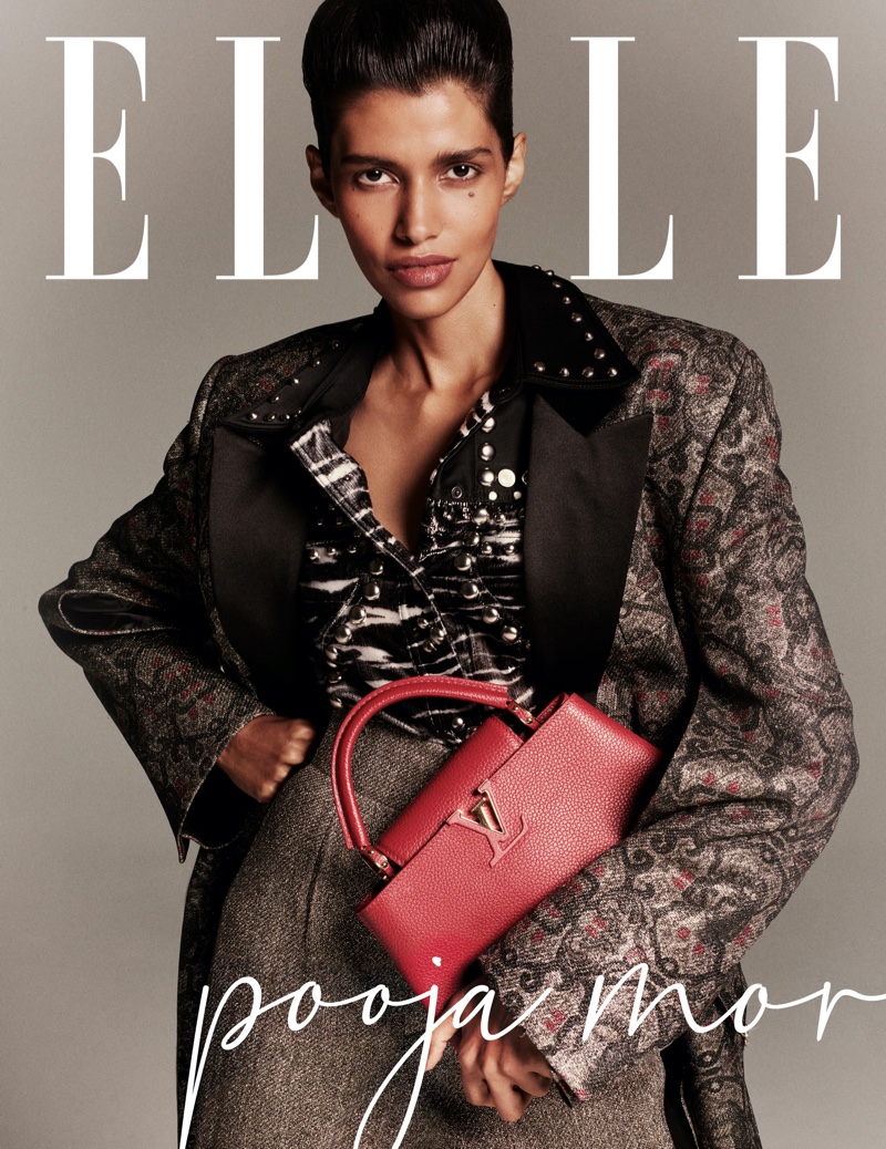 Pooja Mor on ELLE India September 2021 Cover. Photo: Jason Kim