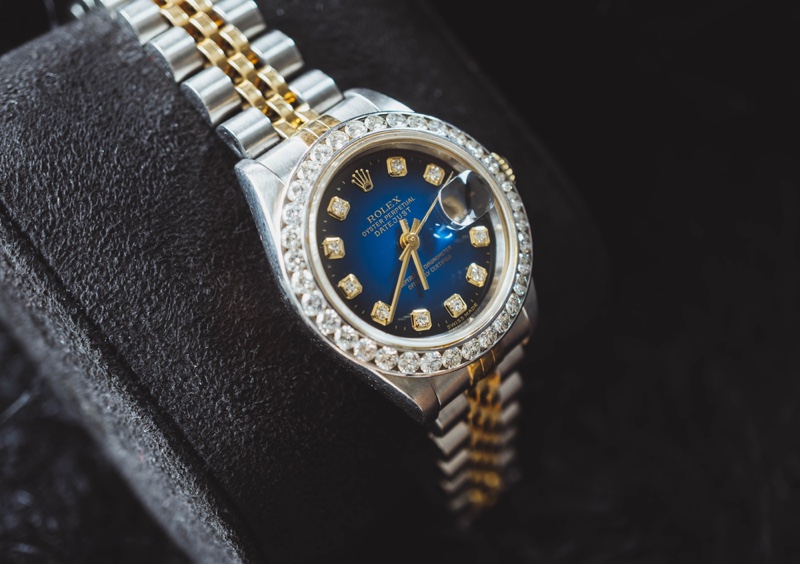 Rolex Oyster Diamond Watch Women