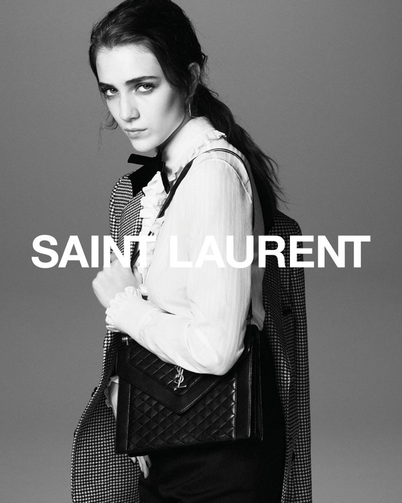 Talia Ryder stars in Saint Laurent fall 2021 campaign.