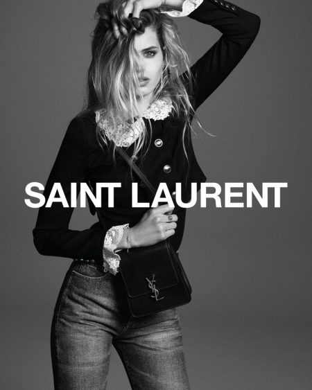 Abbey Lee, Indya, Beatrice Impress in Saint Laurent Fall 2021 Campaign Abbey Lee Kershaw fronts Saint Laurent fall 2021 campaign.