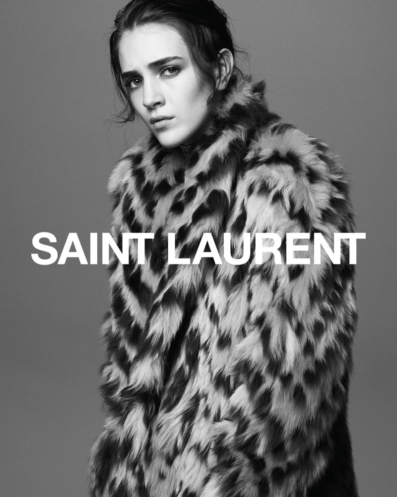 Actress Talia Ryder fronts Saint Laurent fall 2021 campaign.
