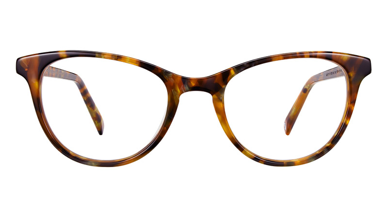 Warby Parker Madeleine Glasses in Oyster Shell Tortoise $95