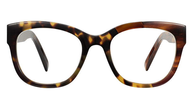 Warby Parker Tatum Glasses in Tortoise Collage III $195