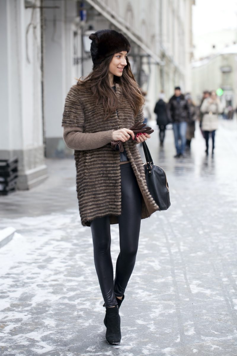 Woman Coat Leggings