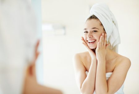 How to Look After Your Skin & Stay Healthy Woman with Clean Face