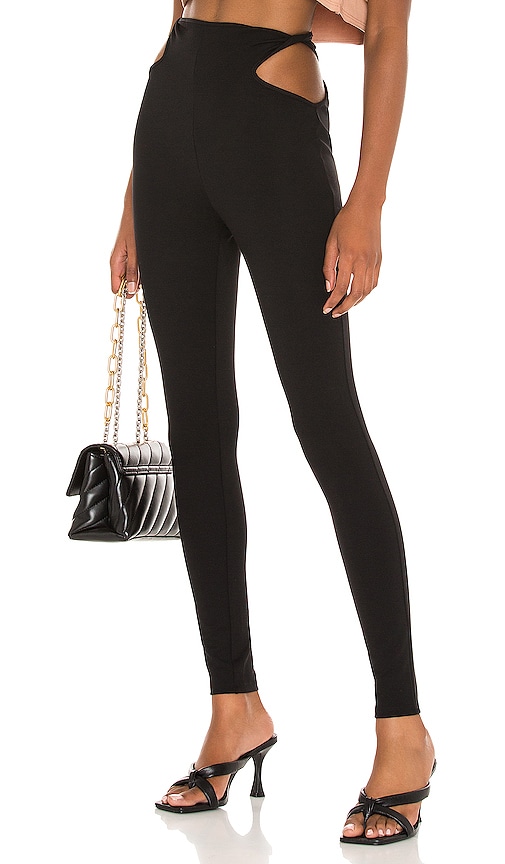 h:ours Alessandro Legging in Black. - size L (also in M, XL)