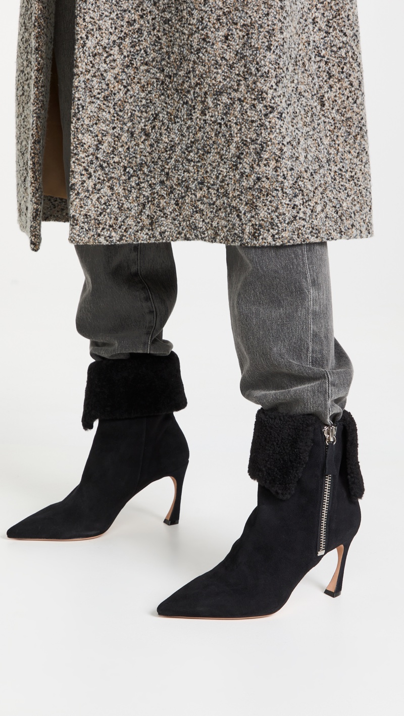 Alexandre Birman Mirabella Curly Booties $750