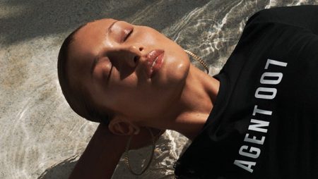 Bella Hadid Plays Bond Girl for MMK x 007 Collection Bella Hadid Plays Bond Girl for MMK x 007 Collection