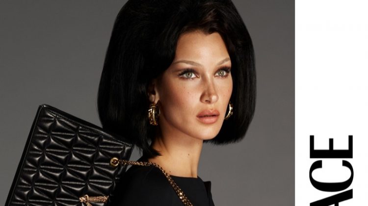 Bella Hadid Captivates in Versace ‘Virtus’ Bag Campaign