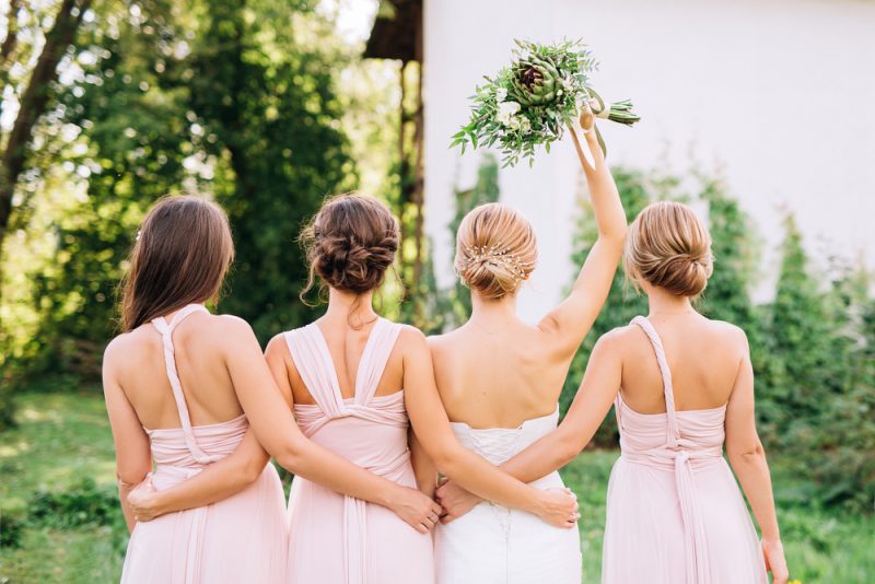 Bride and Bridemaids