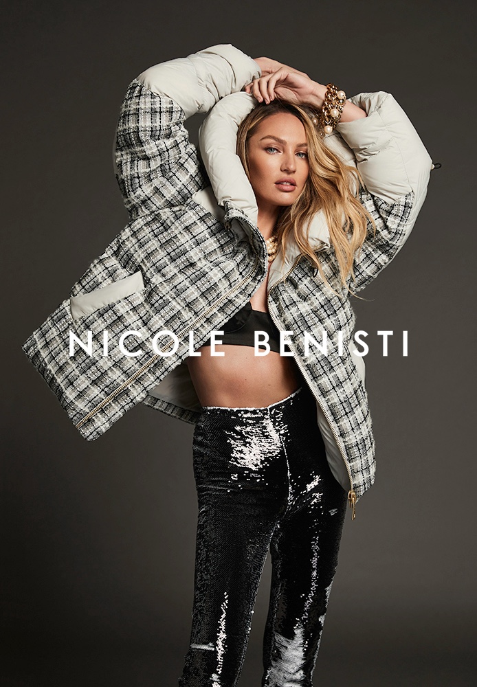 Candice Swanepoel stars in Nicole Benisti fall-winter 2021 campaign.
