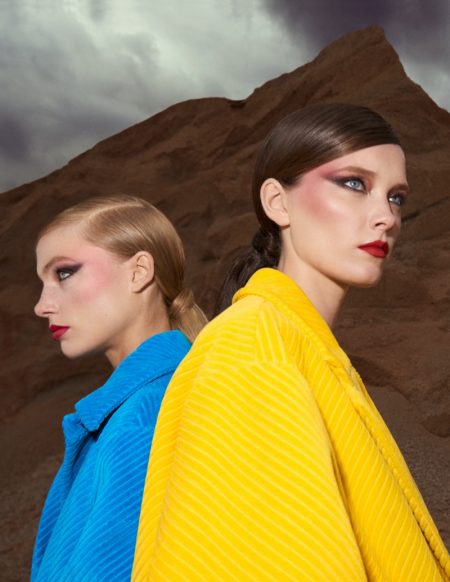 Britt & Mildred Pose in Colorful Looks for InStyle Spain Britt & Mildred Pose in Colorful Looks for InStyle Spain