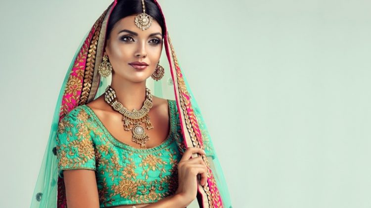 Indian Model Lehenga Style Traditional