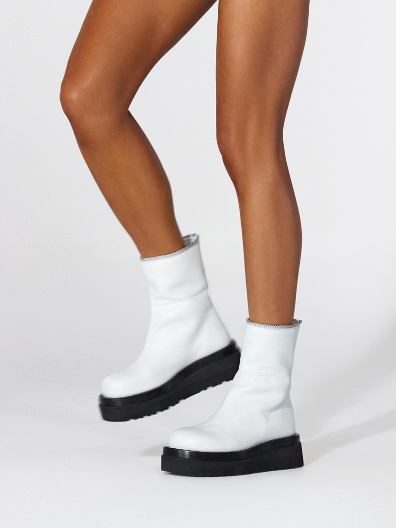Irina Shayk x Tamara Mellon Iri Boots in White $1,595