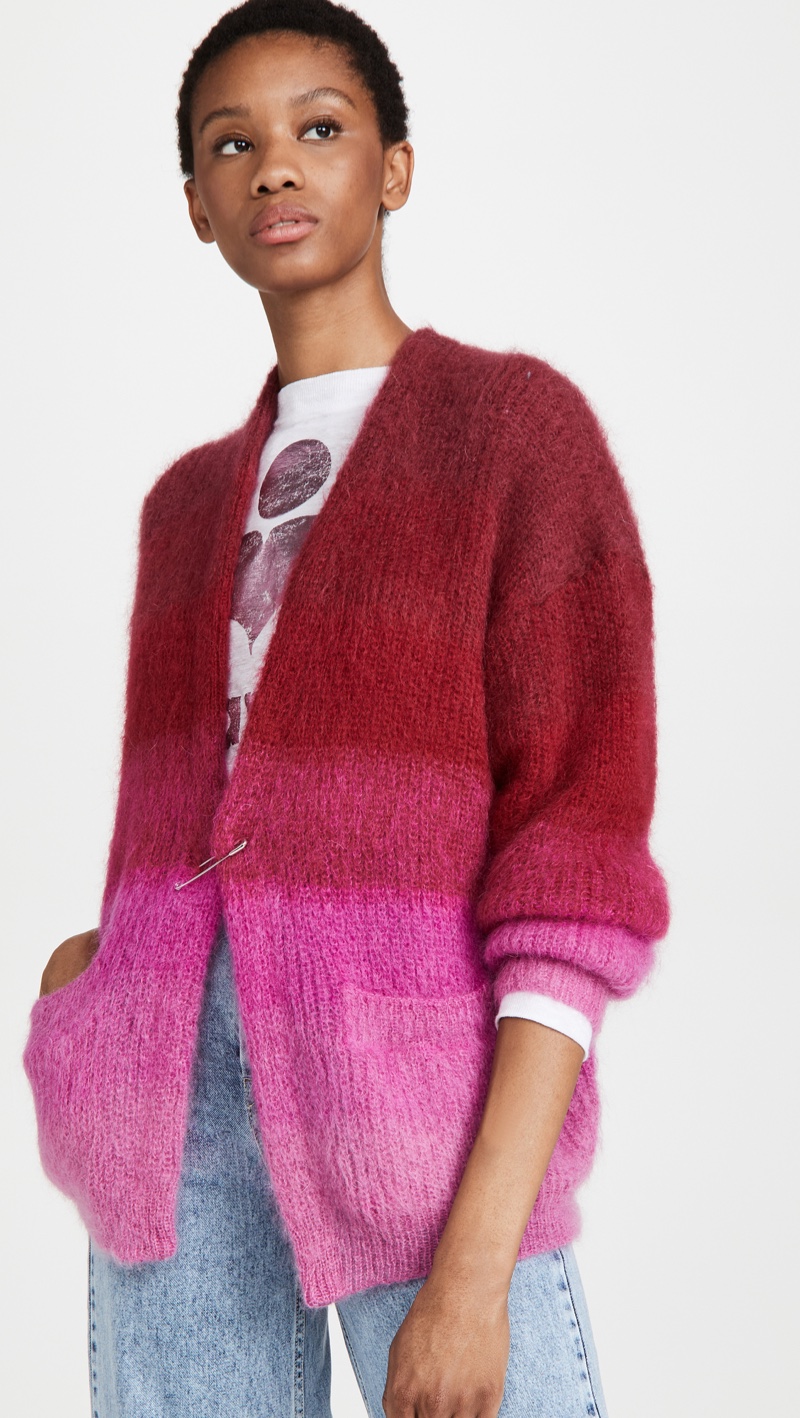 Isabel Marant Etoile Dana Mohair Cardigan $680