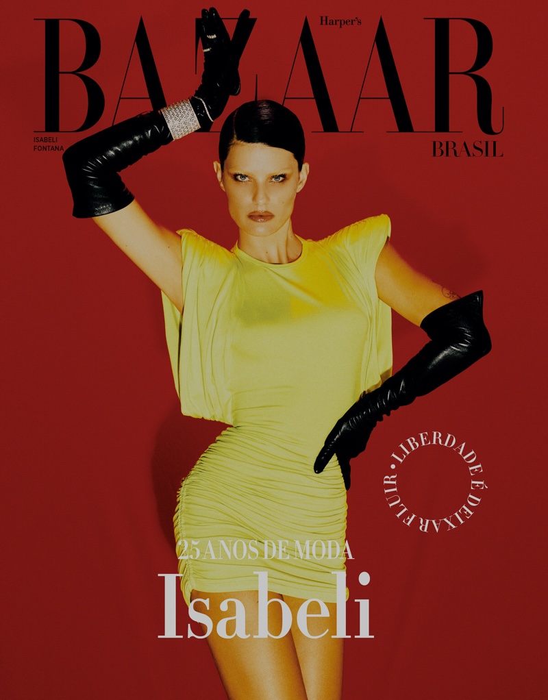 Isabeli Fontana on Harper’s Bazaar Brazil September 2021 Cover