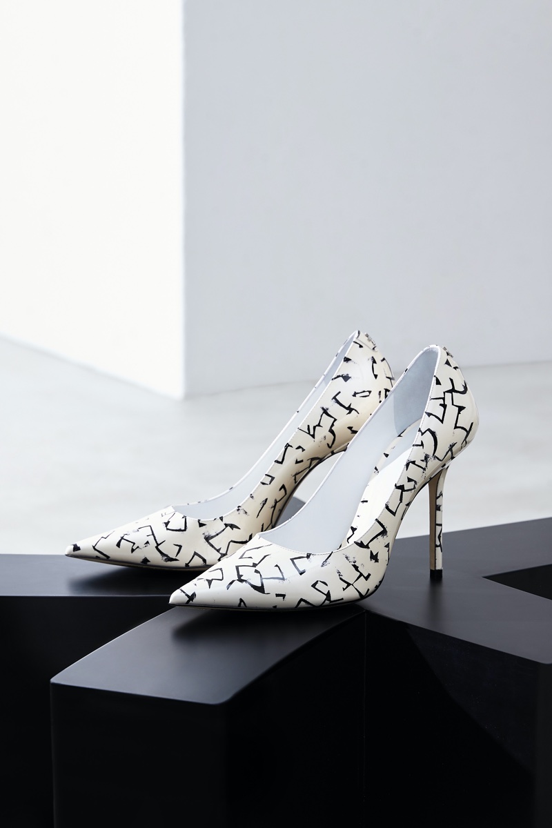 JIMMY CHOO / ERIC HAZE COLLECTION CURATED BY POGGY LOVE stiletto pump.