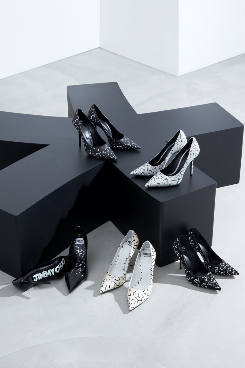 JIMMY CHOO / ERIC HAZE COLLECTION CURATED BY POGGY LOVE stiletto pump.