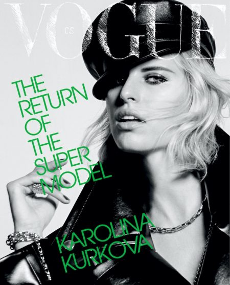 Karolina Kurkova Channels Iconic Styles for Vogue Czechoslovakia Karolina Kurkova on Vogue Czechoslovakia October 2021 Cover.