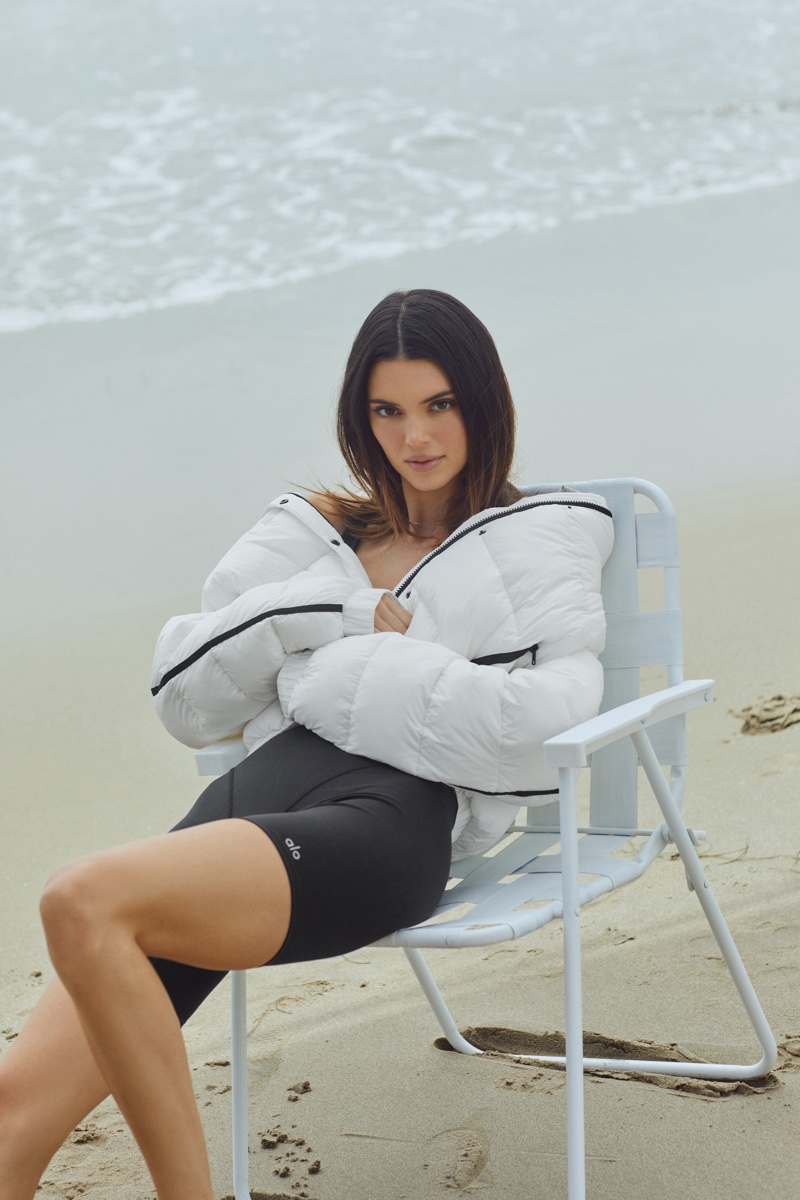 Kendall Jenner stars in Alo jackets & coats campaign.