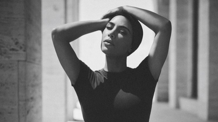Kim Kardashian Wears Skims for WSJ. Magazine Cover Story