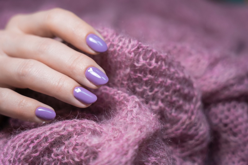 Light Purple Manicure