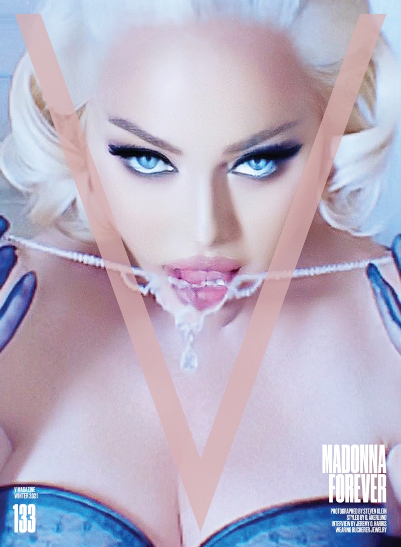 Madonna on V Magazine #133 Cover. Image: Courtesy of V Magazine / Steven Klein