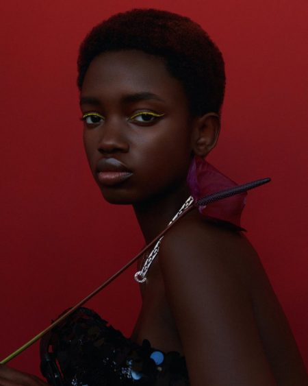Mariama Ndure Models Gorgeous Jewelry for Harper's Bazaar Czech