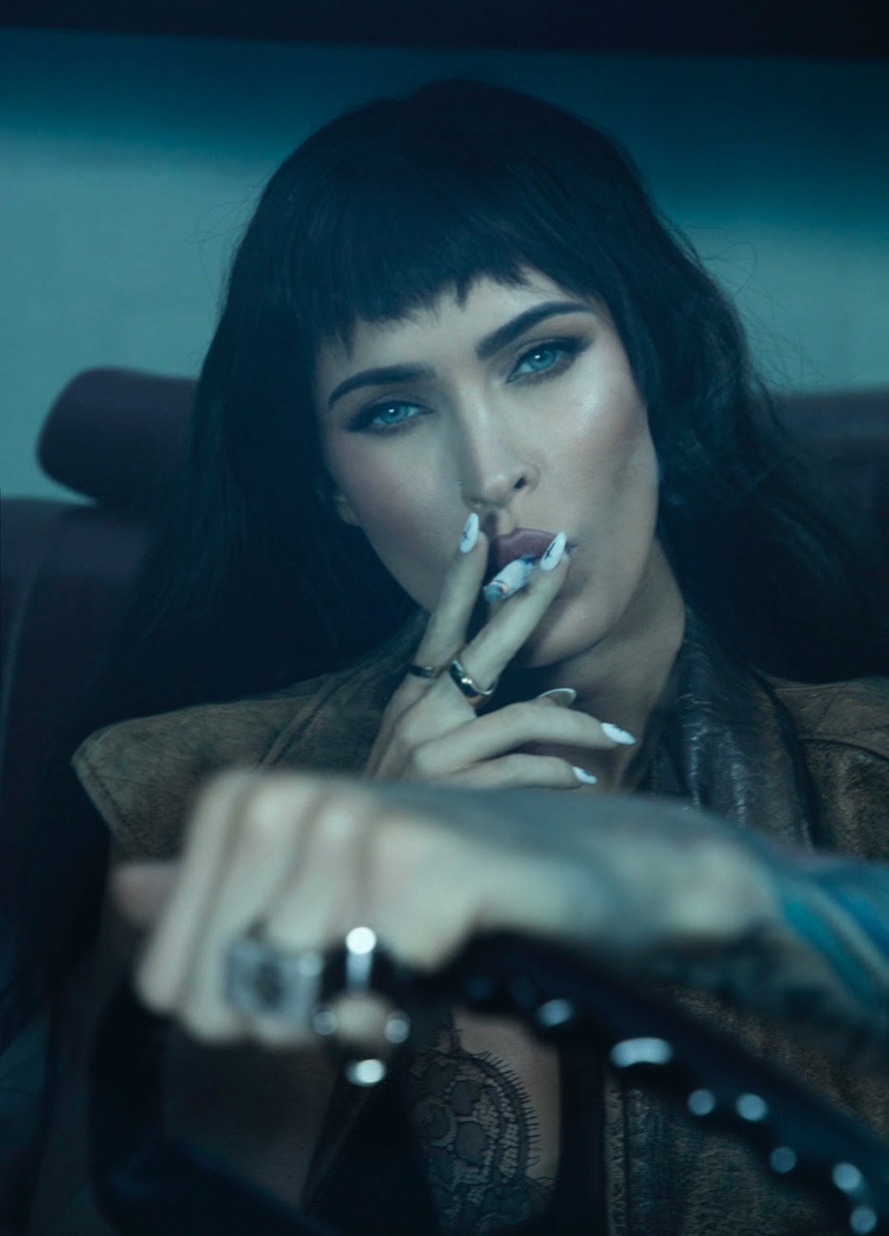 Looking smoking hot, Megan Fox goes for a drive. Photo: Daniella Midenge