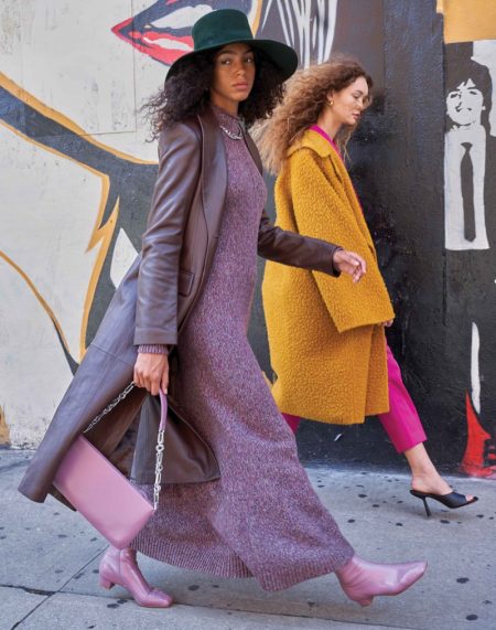 Nour & Maia Wear Fall City Styles for Grazia Italy Nour & Maia Wear Fall City Styles for Grazia Italy