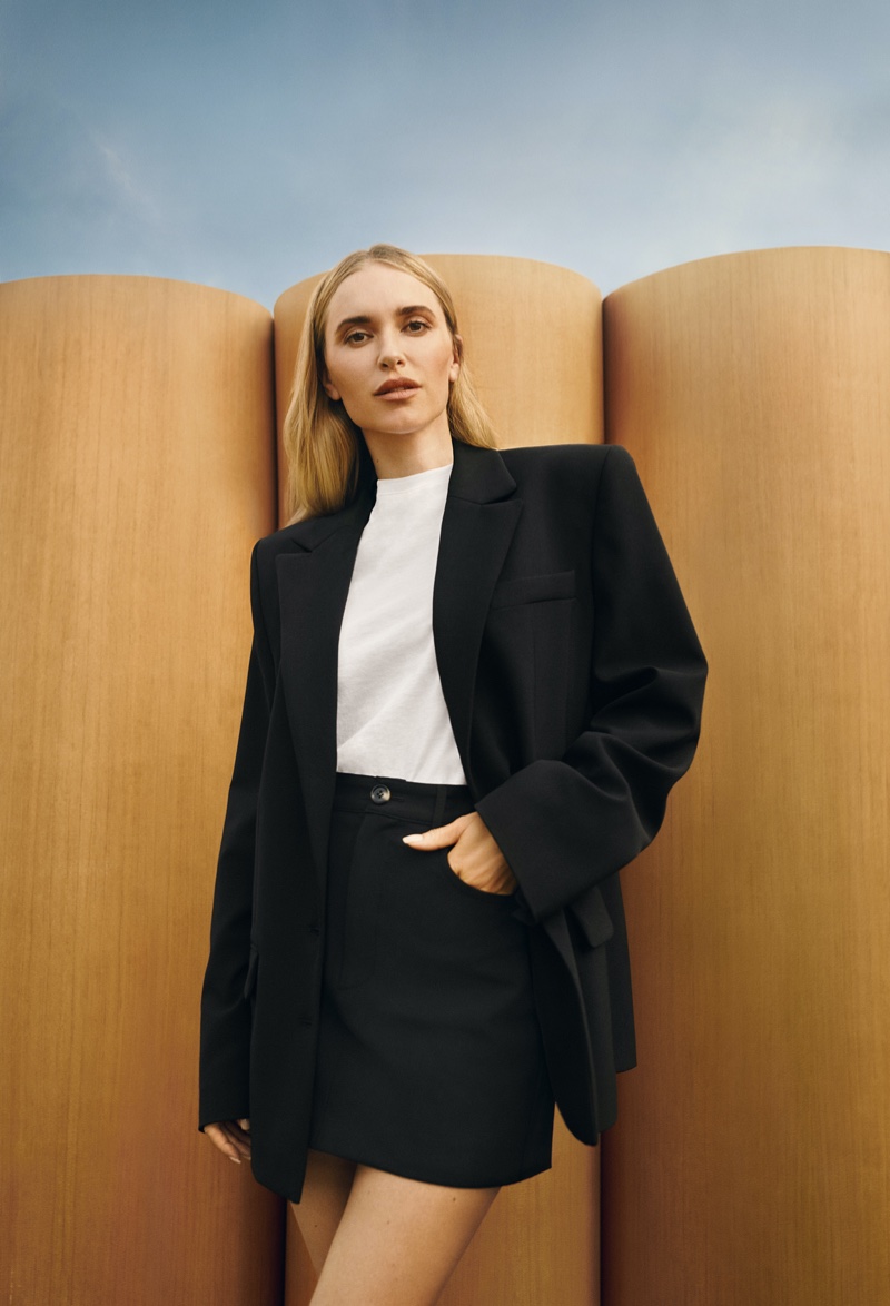 Pernille Teisbaek stars in Pernille x Mango campaign.