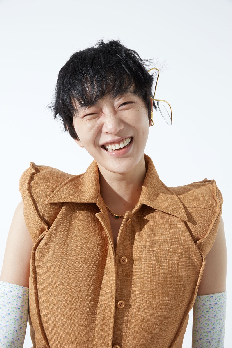 Sora Choi Models Statement Looks for The WOW Magazine