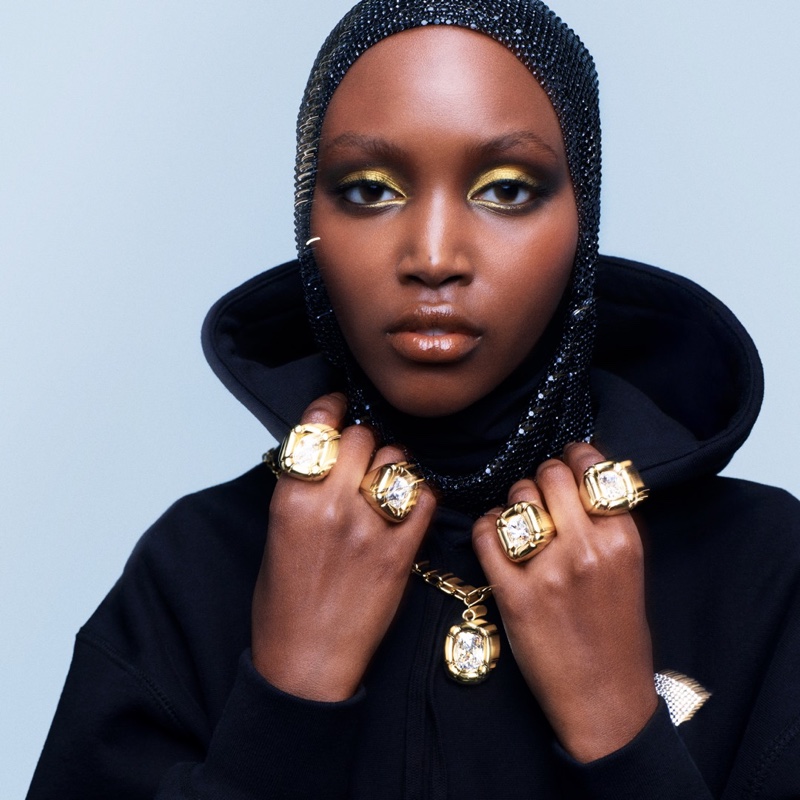 Fadhi Mohamed stars in Swarovski Collection II campaign.